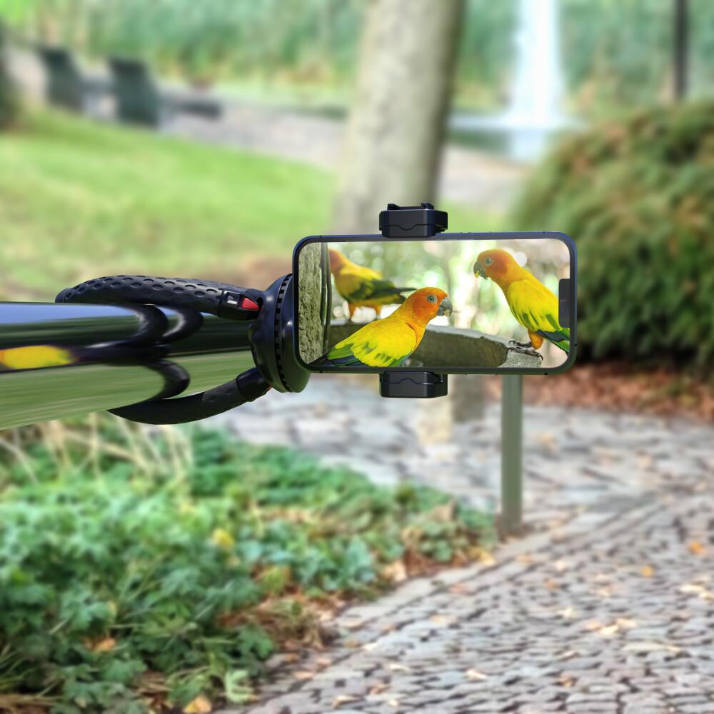 Thumbnail - prio Flexible Tripod 360 PRO black, Selfie Stick, Schwarz