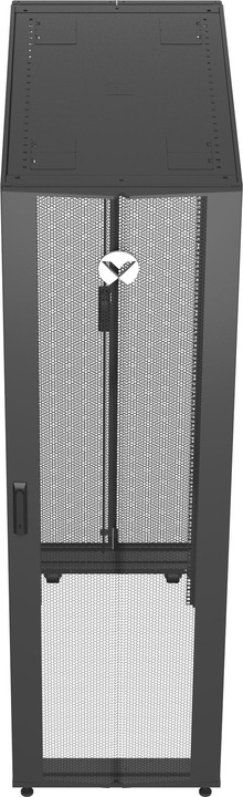 Produktbild Vertiv VR Rack VR3100 rack cabinet 42U Freestanding rack Black, Transparent (19 Zoll Rack)