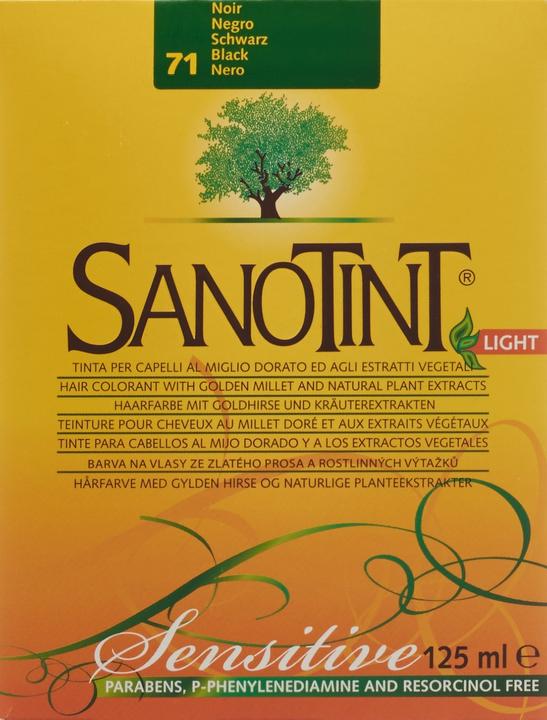 Produktbild Sanotint Sensitive Light Haarfarbe 71 schwarz (71)