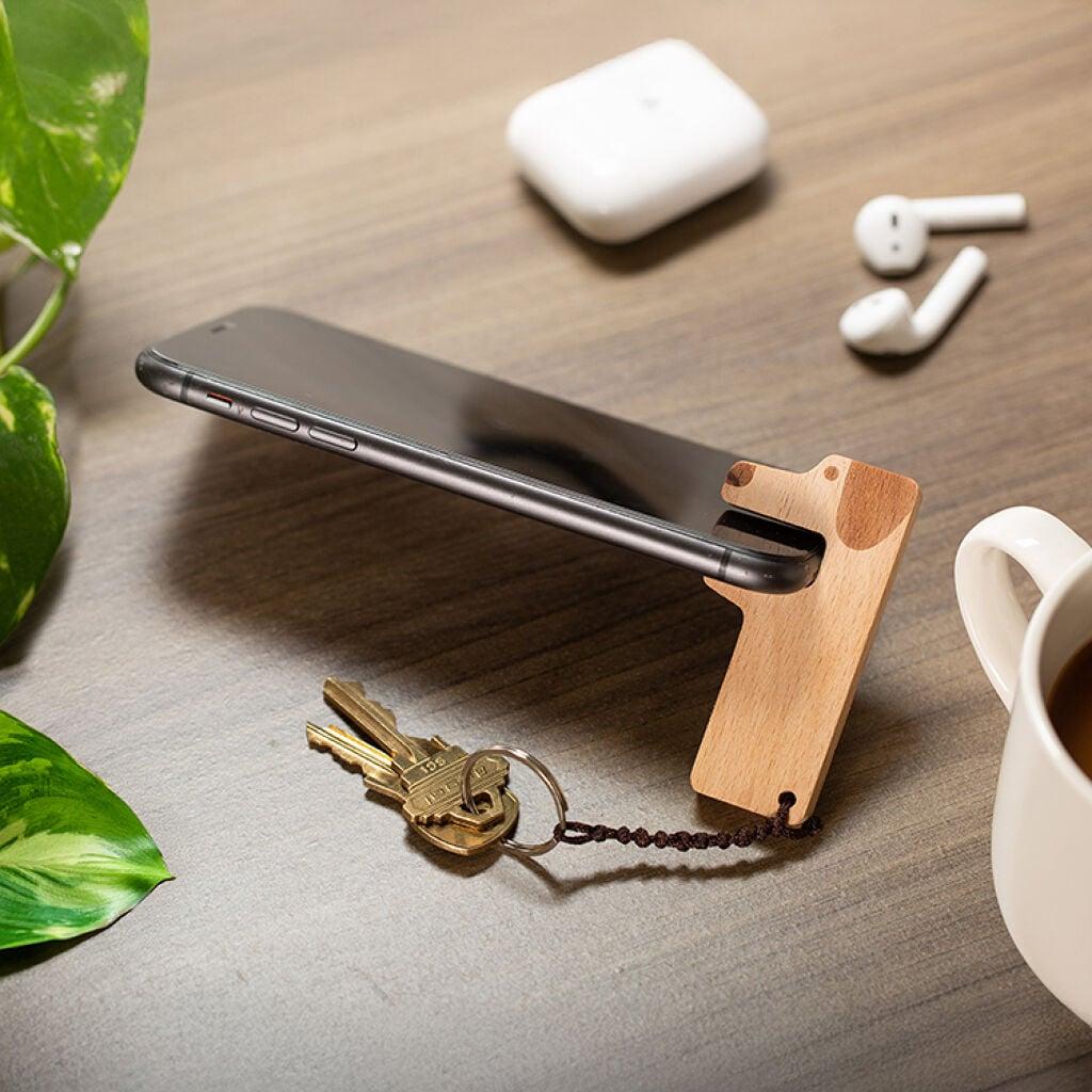 Kikkerland - Pup Phone Stand - 1.5 x 5.25 x 0.25 inches, Supporto per smartphone, Multicolore