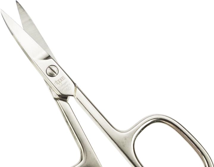 Actual product image Nippes Nail scissors with curved tip, nickel-plated, 850
