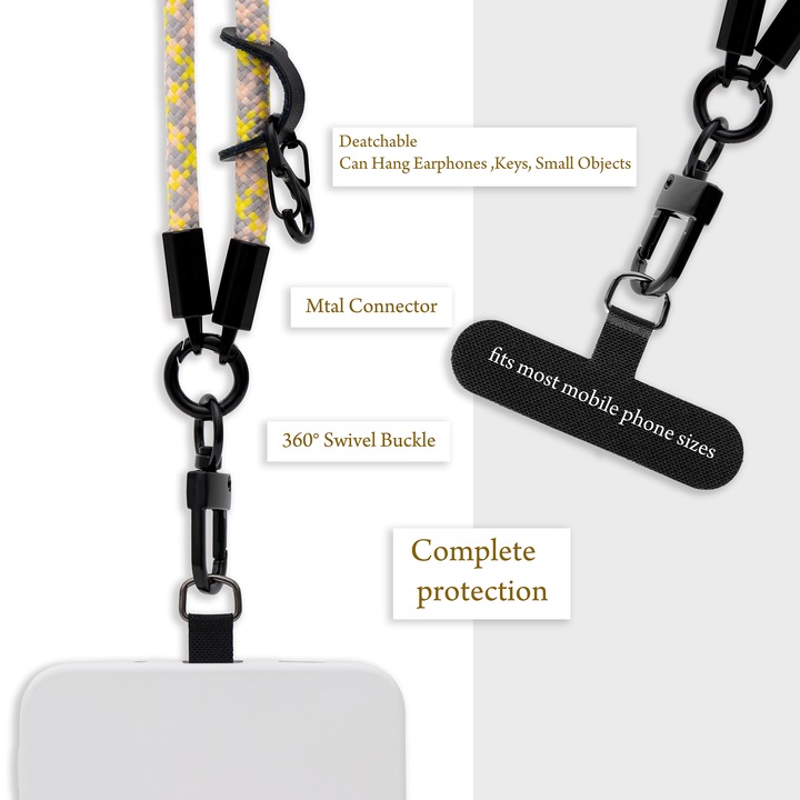 Actual product image Cadorabo Chain case for HTC ONE MINI M4 necklace cover adjustable