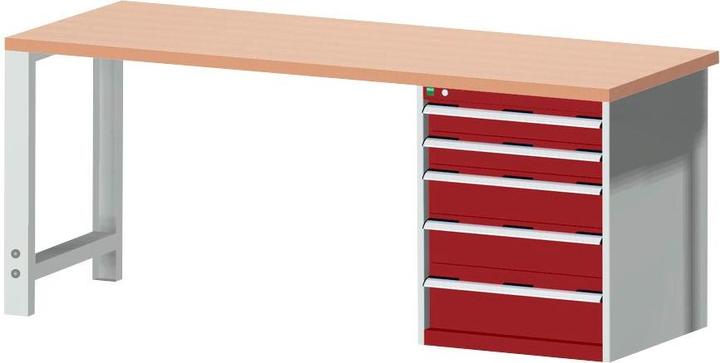 Actual product image Bott Workbench cubio W-2077-11-2.34 (200 cm, 75 cm)