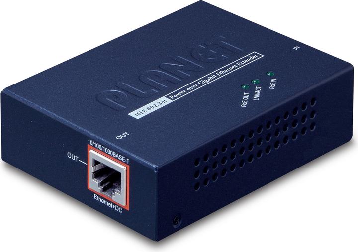 Actual product image Planet IEEE802.3at POE+ Repeater (Extender) High Power POE