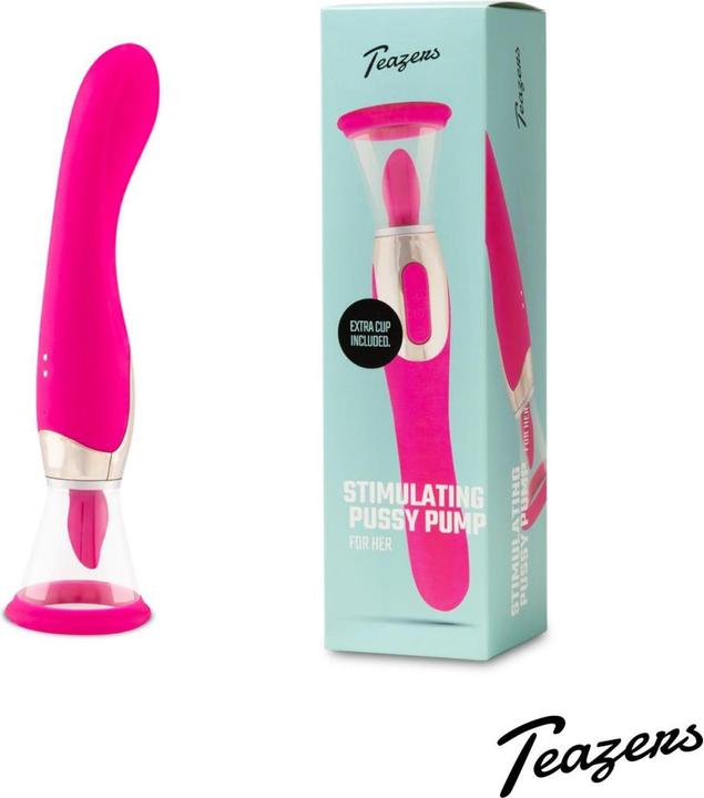 Produktbild Teazers Pleasure Pump mit GPunkt Vibrator Pink