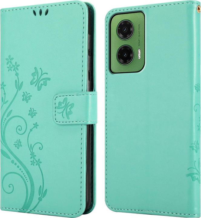 Immagine prodotto Cadorabo Custodia per Motorola Moto G35 Flower Book (Motorola Moto G35)