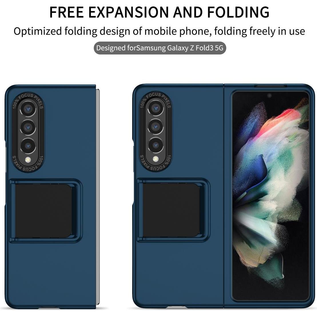 Thumbnail - König Design Hülle Handy Schutz für Samsung Galaxy Z Fold3 5G Case Cover Tasche Flip Etui Neu (Samsung Galaxy Z Fold3), ...