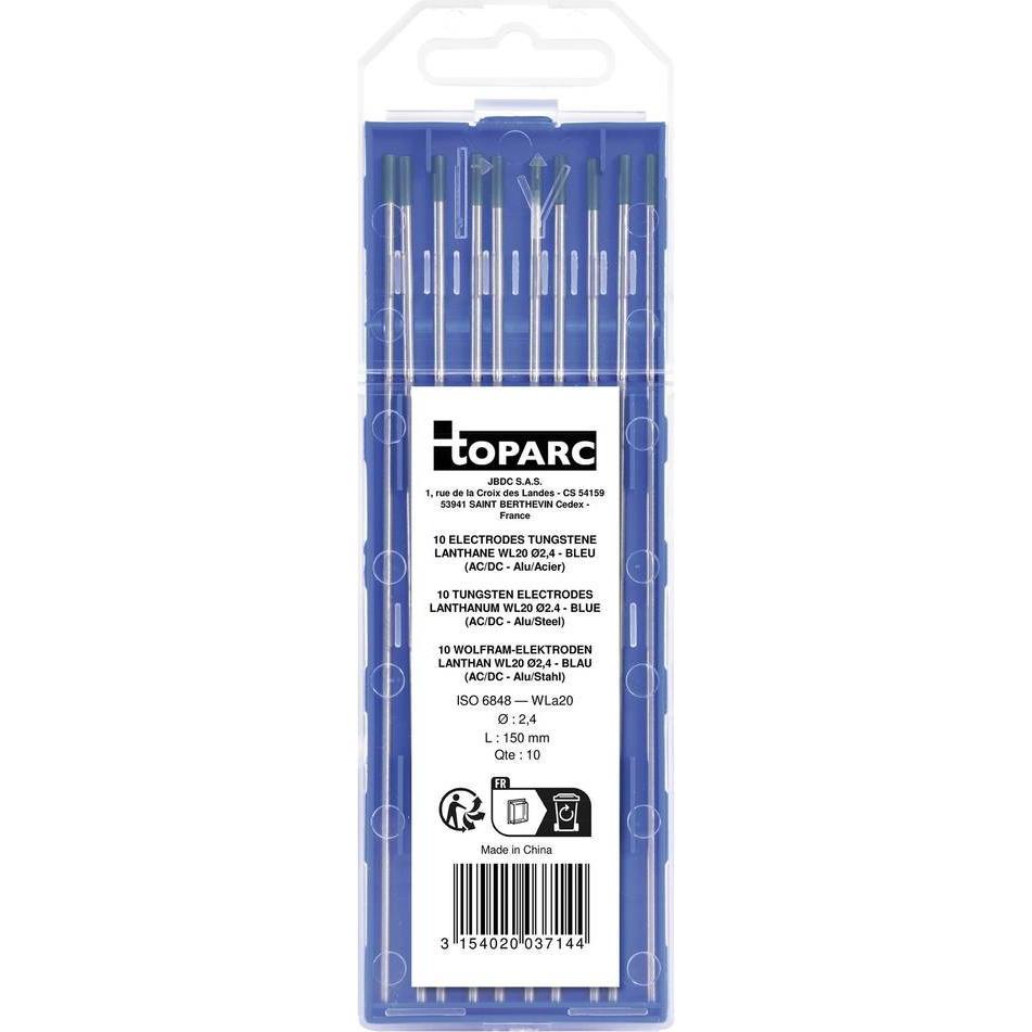 GYS Wolfram Elektroden 10 Stk., Lanthan WL20 Ø 2,4mm (037144)