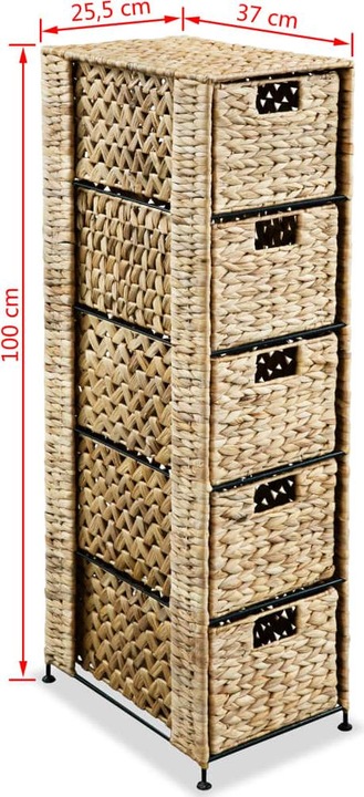 VidaXL Doman (25,5 x 37 x 100 cm)