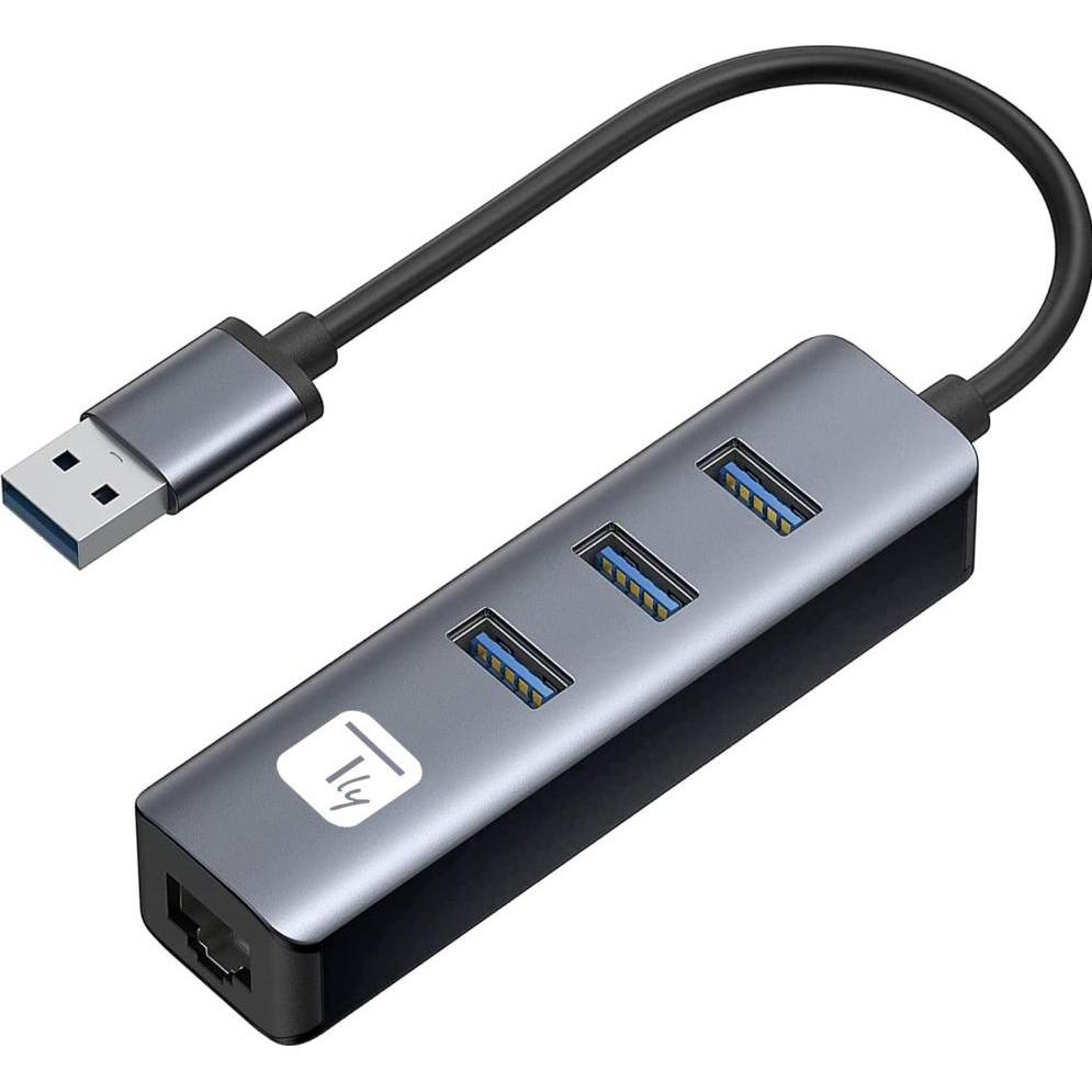 Techly Idata Usb-Etgiga3aa (USB-A, 3 Ports) (IDATA USB-ETGIGA3AA)