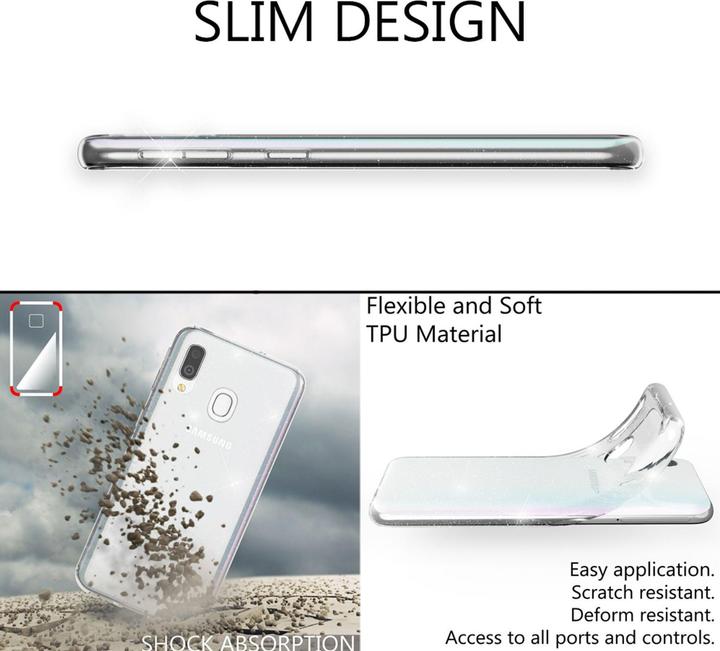 Produktbild Nalia Glitzer Hülle (Samsung Galaxy A40)