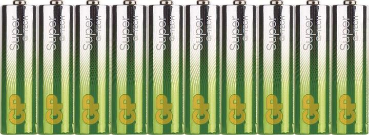 Actual product image GP Batteries GP alkaline battery SUPER AA (LR6)- 10ks (10 pcs., AA)