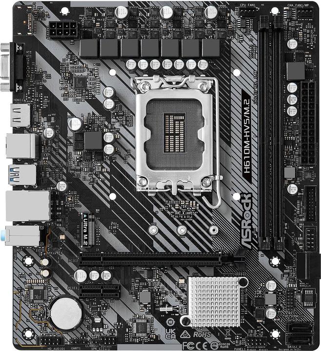 Produktbild AsRock H610M-HVS/M.2 R2.0 (LGA 1700, Intel H610, mATX)
