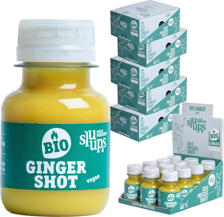 Sluups Organic Ginger Shot (72 x 6 cl)