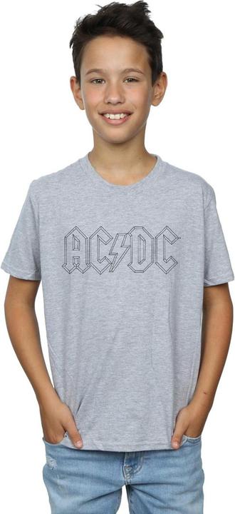 Produktbild AC/DC Black Outline Logo TShirt Jungen (128)