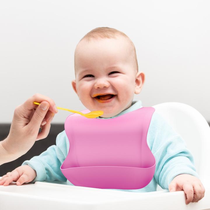 Image du produit Intirilife Bavoir bébé silicone