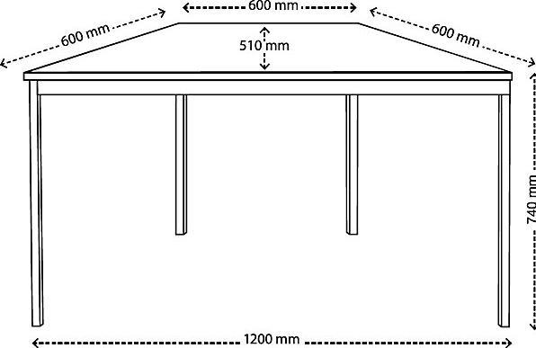 Actual product image eurokraft basic Multi-purpose table