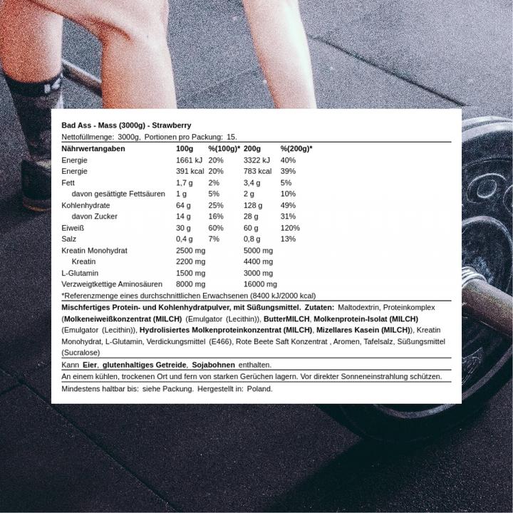 Actual product image Bad Ass Mass (3000 g, 1x)
