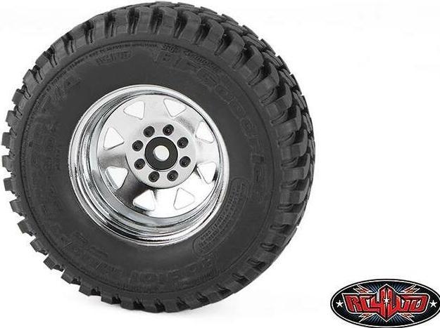 Image du produit Rc4Wd Jantes 8 Lug Deep Dish Wagon 1.9 Chrome 4 pièces