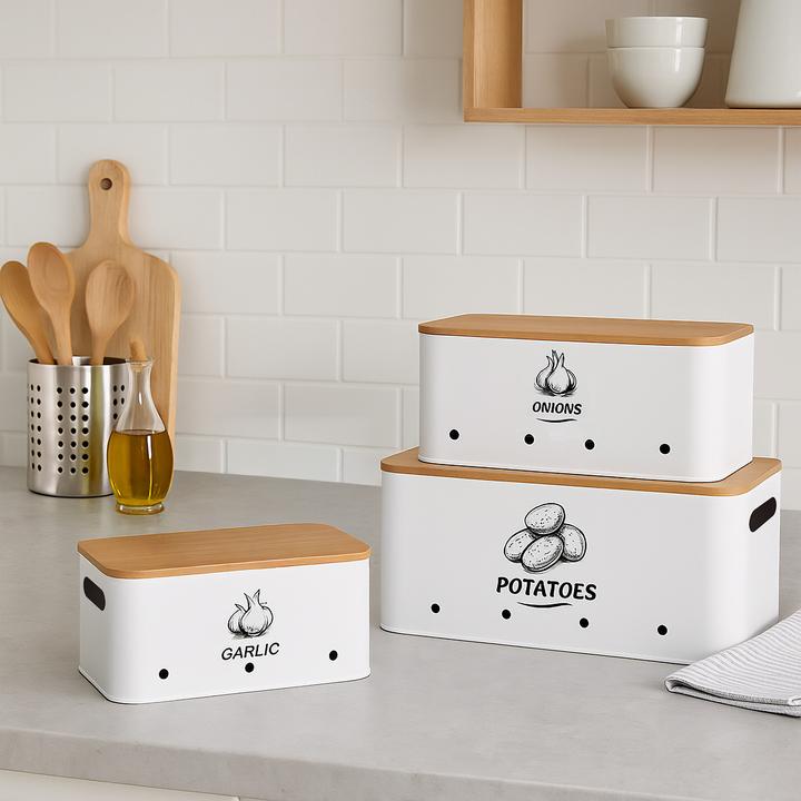 Actual product image Relaxdays 3x storage box (33 cm, 3x)