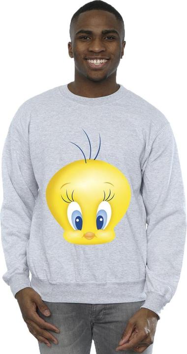 Actual product image Looney Tunes Mens Tweety Face Sweatshirt (XXL)