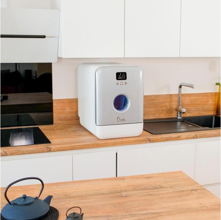 Actual product image Daan Tech Bob white/silver dishwasher