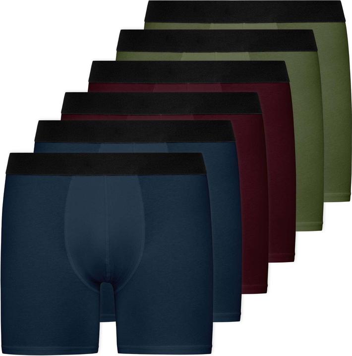 Actual product image Snocks Lange Boxershorts ohne Logo (XXL, pack of 6)