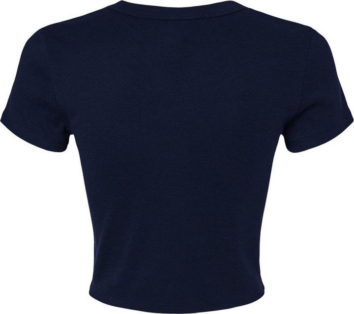 Actual product image Bella Canvas Womens/Ladies Micro-Rib Crop Top (L)