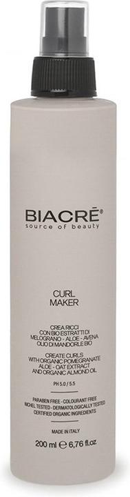Immagine prodotto Biacre Curl Maker Spray per capelli ricci e mossi con ingredienti naturali 200ml (200 ml)