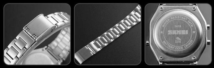 Image du produit Skmei 1415SI Damenuhr + BOX (Montre numérique)