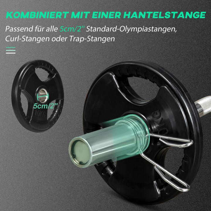 Produktbild SportNow Hantelscheibe mit 5 cm Bohrung (2 x 10 kg)