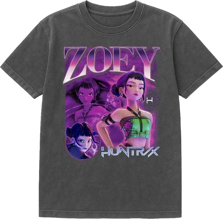 Image du produit K-Pop Demon Hunters - T-shirt motif Zoey style Style reproduction HUNTR/X - Adulte (M)