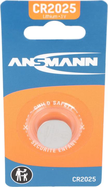 Produktbild Ansmann Lithium Knopfzelle CR2025, 3 Volt (CR2025)