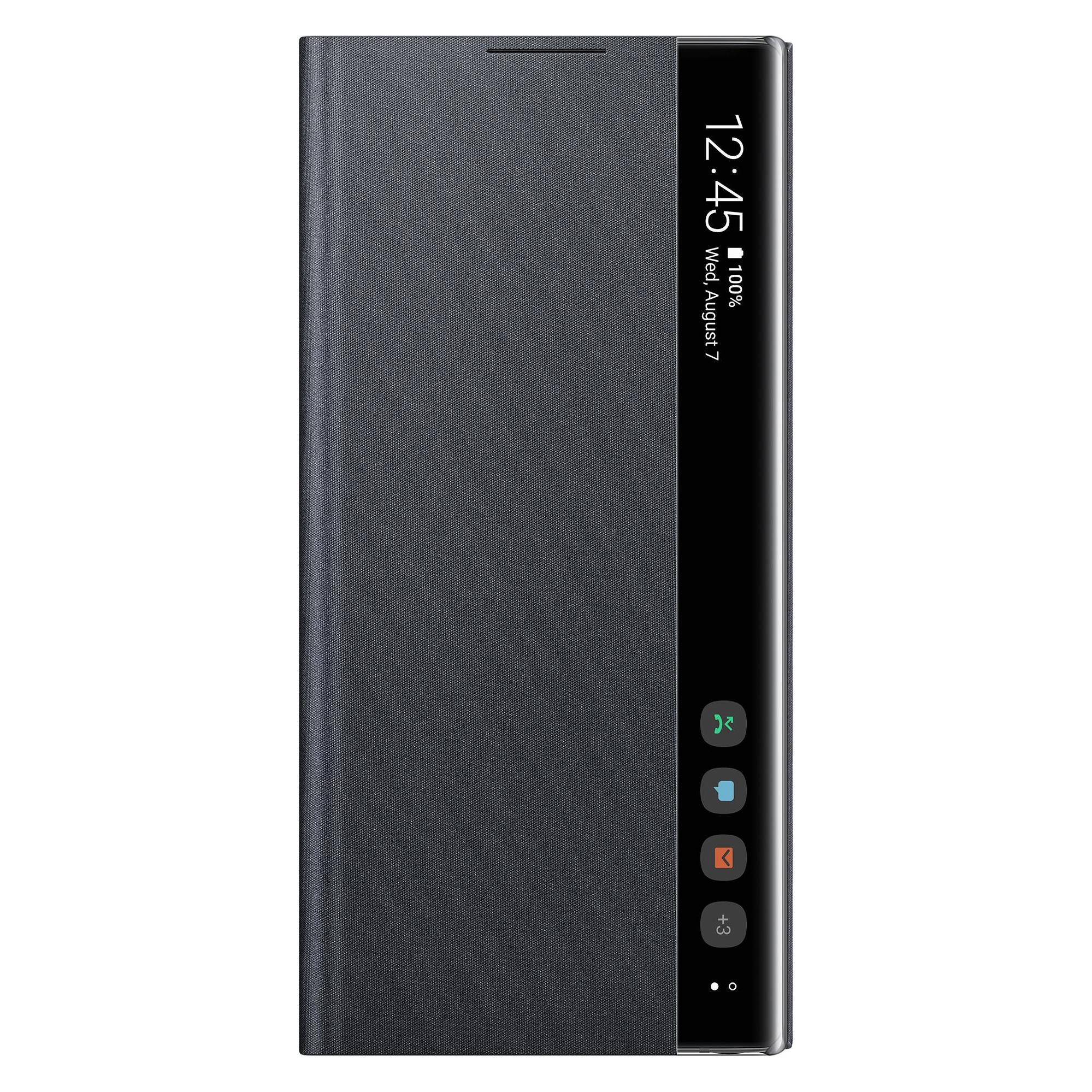 Samsung Clear View Cover (Samsung Galaxy Note 10), Smartphone Hülle, Schwarz