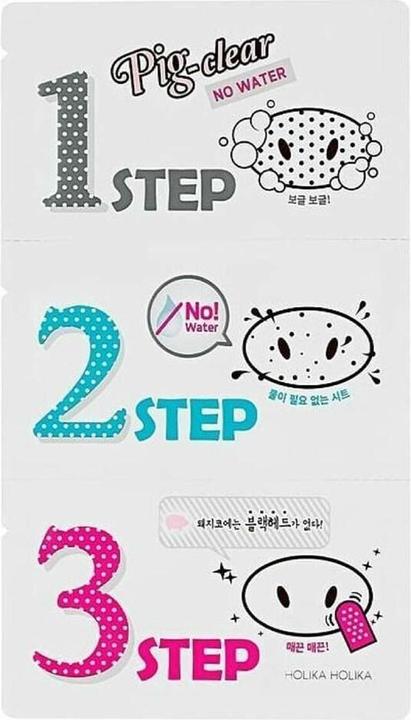 Holika Holika Gesichtsmaske Peel Off Pig-clear No Water3 Step