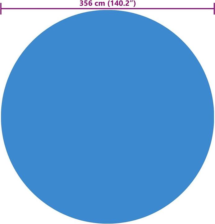 Actual product image vidaXL Poolabdeckung