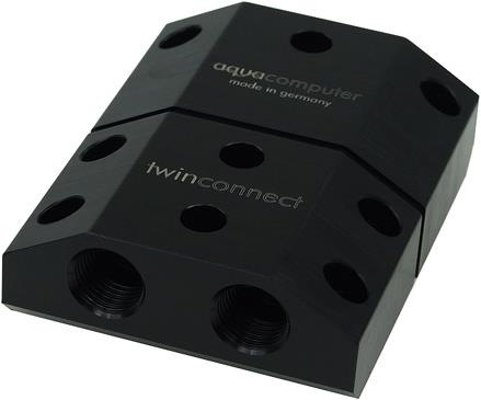 Produktbild Aqua Computer twinConnect für aquagraFX GTX 590/580/570/480/470 und HD 69