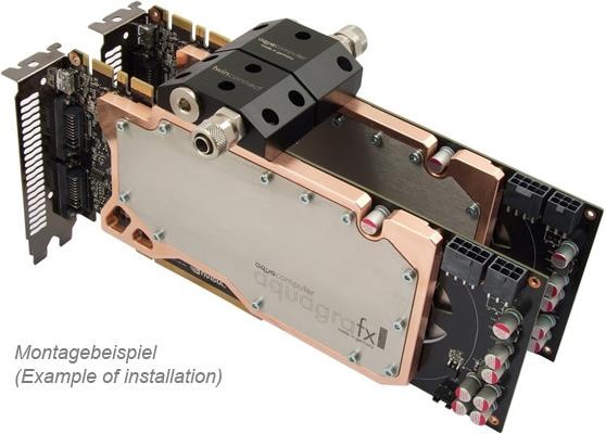 Produktbild Aqua Computer twinConnect für aquagraFX GTX 590/580/570/480/470 und HD 69