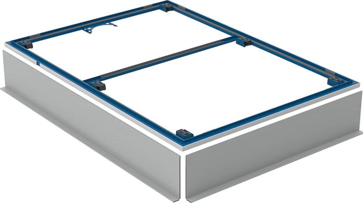 Geberit telaio di montaggio per zone doccia Setaplano oltre 100 cm, per 6 piedi, 154.475.00.1, 140x9