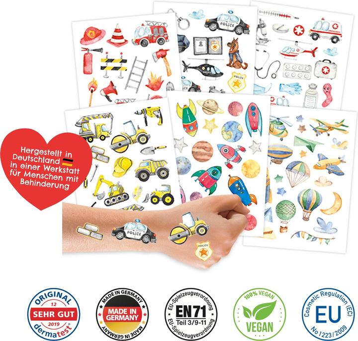 Produktbild Papierdrachen Kindertattoos