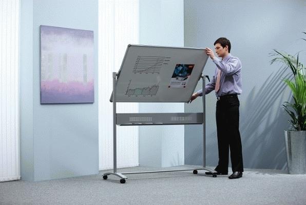 Image du produit Nobo Tableau mobile Drywipe 1901029 1200X900mm (120 x 90 cm)
