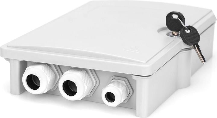Actual product image Digitus Distribution Box for outdoor for 6x SC/DX Adapter IP65