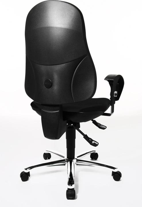 Image du produit Topstar Chaise de bureau "Support SY Deluxe", noir Housse : 100 % polypropylène, assise ergonomique et (42 - 55 cm)