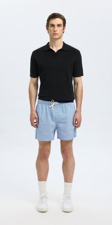 Immagine prodotto Selected Homme Häkel-Look Polohemd aus Strick (L)