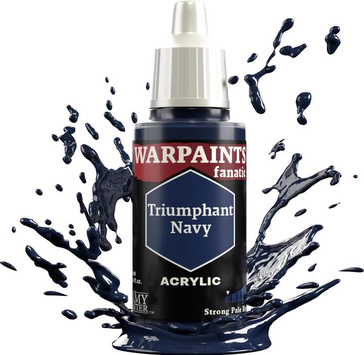 Actual product image The Army Painter Colour Warpaints Fanatic: Triumphant Navy 18 ml