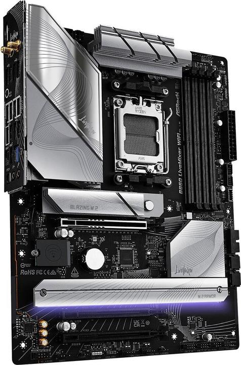 Actual product image AsRock B850 LiveMixer WiFi (AM5, AMD B850, ATX)