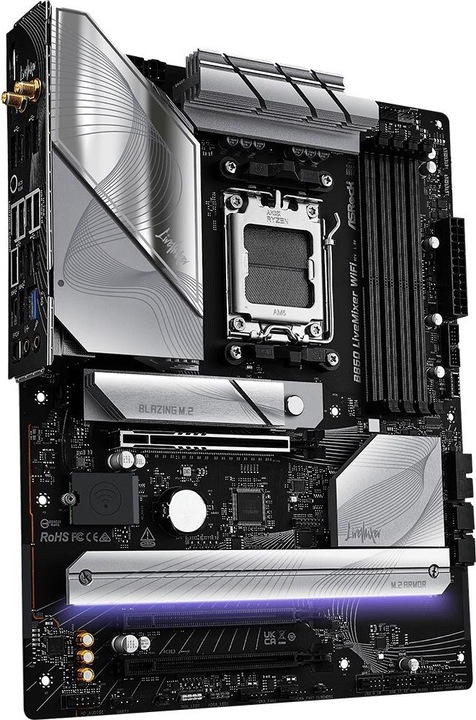 Produktbild AsRock B850 LiveMixer WiFi (AM5, AMD B850, ATX)