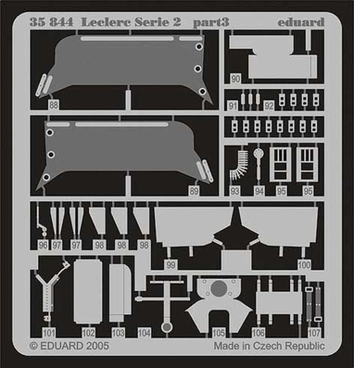 Actual product image Eduard Leclerc Series 2 for Tamiya kit