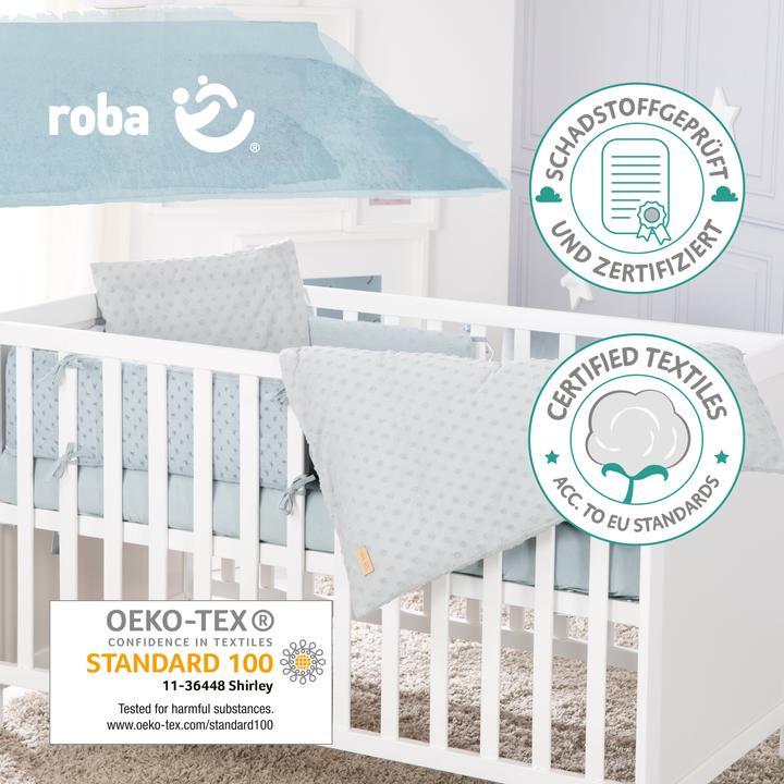 Produktbild Roba Geschenkset BIO-Jersey Schlafen gross Lil Planet türkis