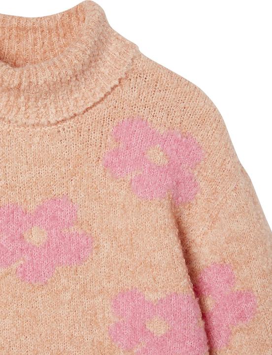Immagine prodotto Vertbaudet Flauschiger Mädchen Rollkragenpullover mit Muster (146, 152)